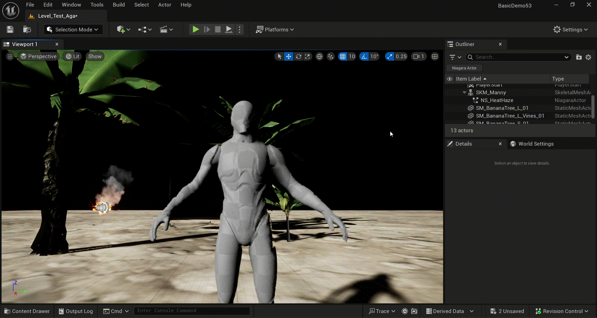 Building a Skinned Mesh Local Distortion Effect in UE5